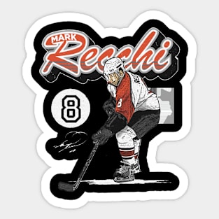 Mark Recchi Philadelphia Retro Script Sticker